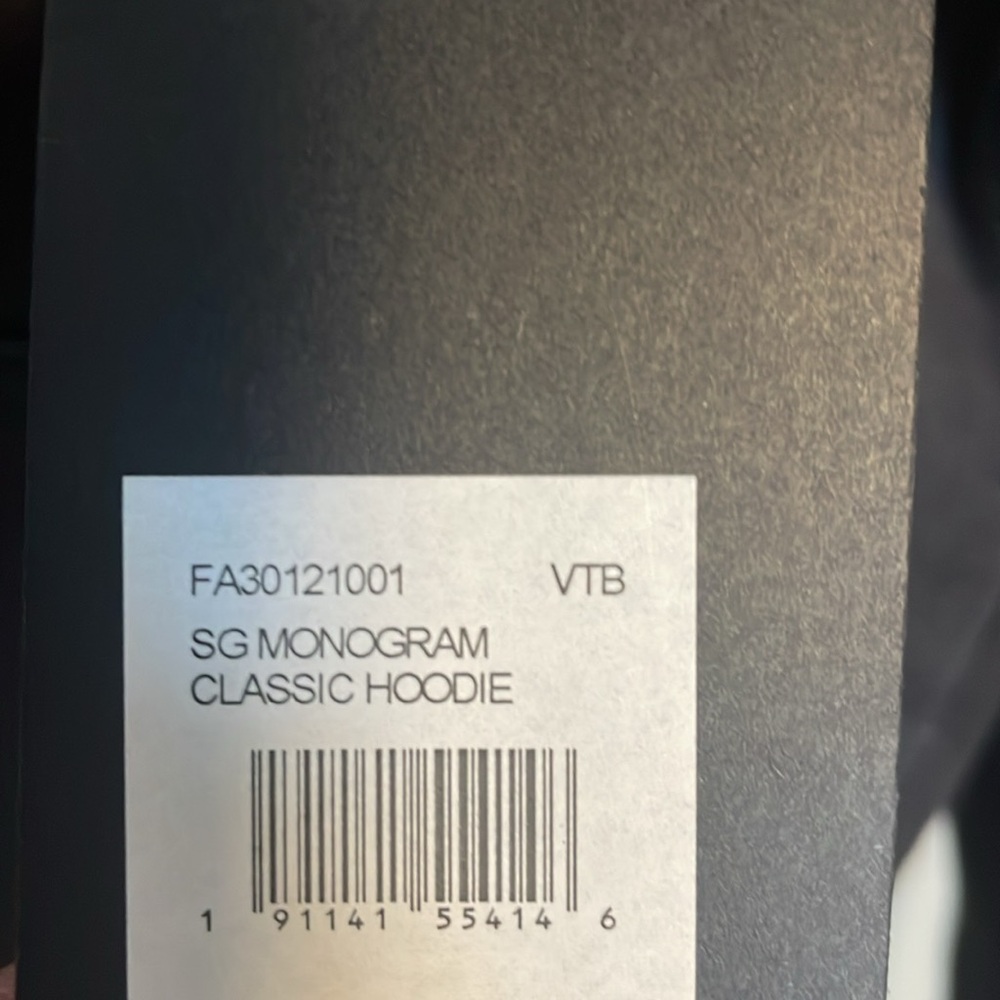 Spiritual Gangster SG Monogram Classic Black Hoodie NEW - Picture 6 of 8
